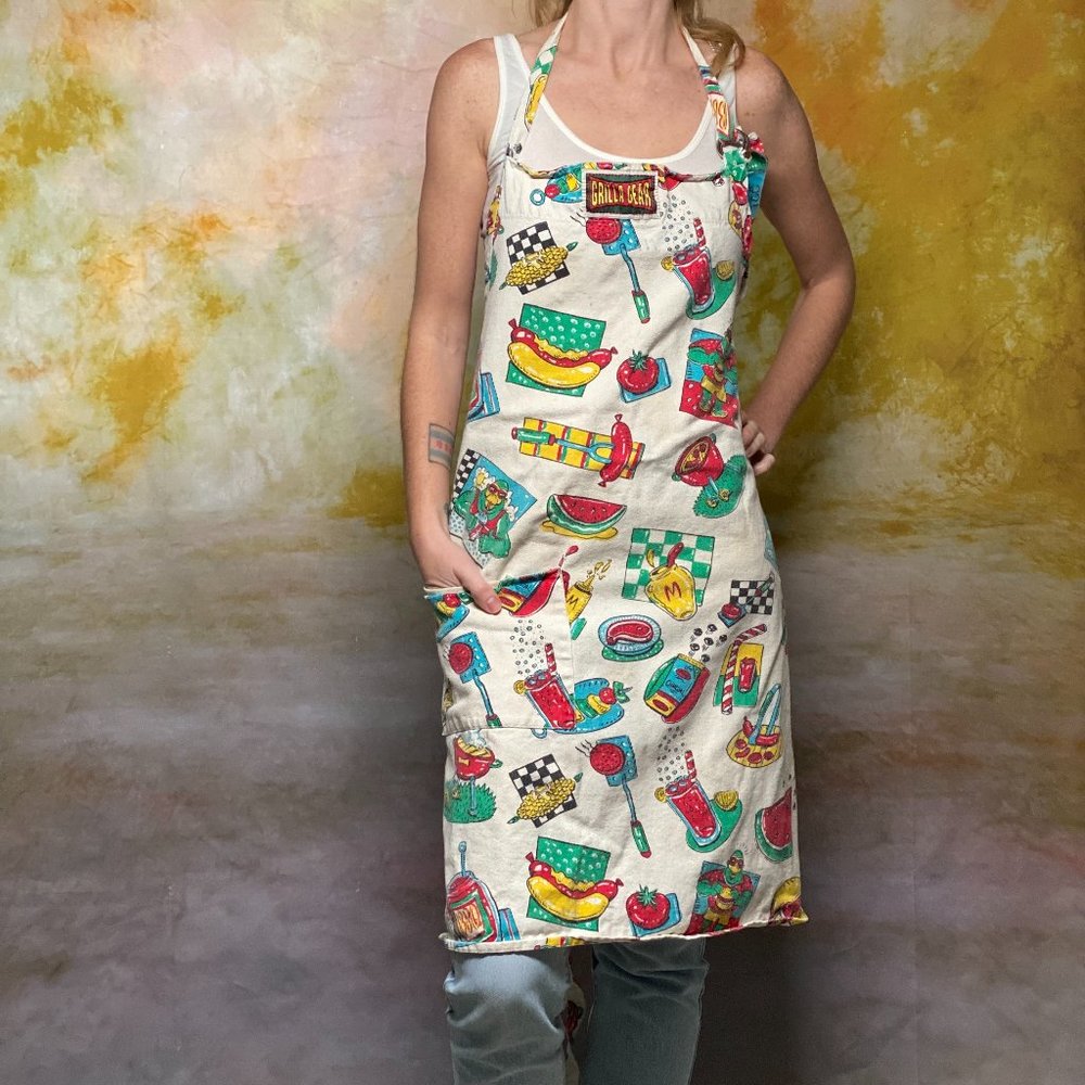 Grilla Gear Hot Dogs & Burgers Grilling Apron